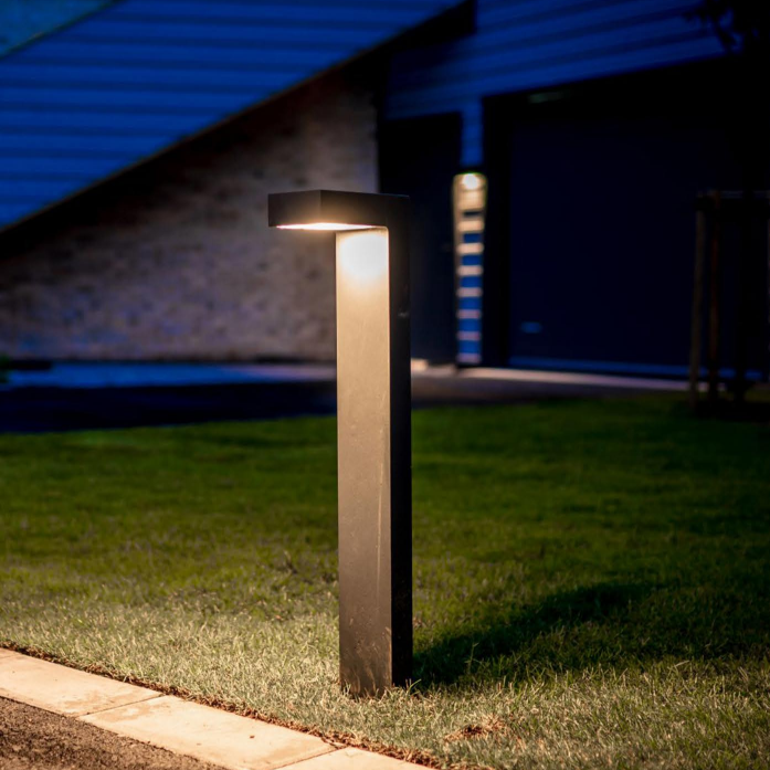 ANKUR TAMO MODERN ANTI-GLARE BOLLARD LIGHT – ELEGANT OUTDOOR LED PATHWAY LIGHTING