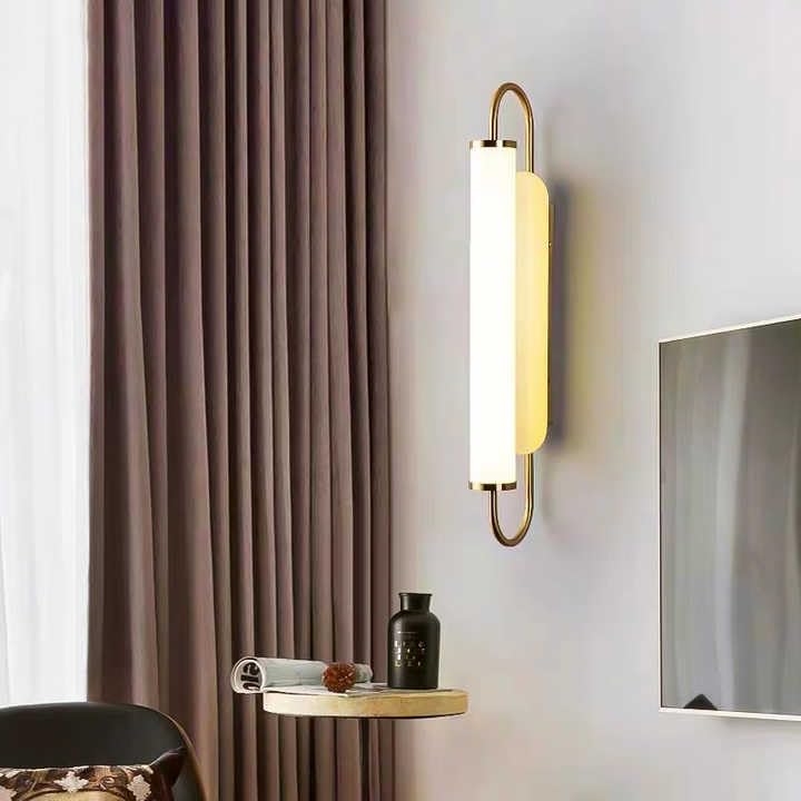 ANKUR TORUS MINIMILIST DESIGN MODERN METAL AND GLASS LED WALL LIGHT