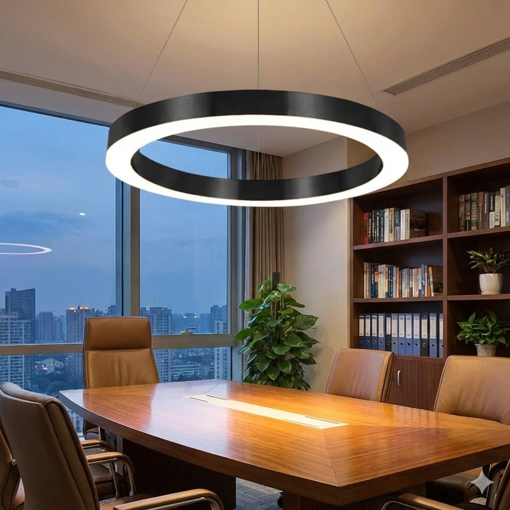 ANKUR TAMBOR LED DONUT PENDANT LIGHT FOR LUXURY HOTELS AND HOME LIGHTS
