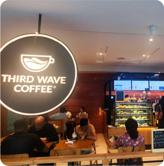 Third Wave Coffee — lighting by Ankur Lighting