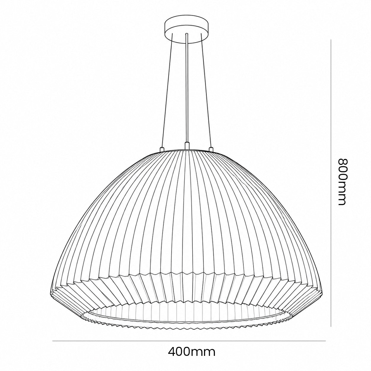 ANKUR SKYSAIL MODERN 3D PRINTED THERMOPLASTIC POLYESTER HANGING LIGHT