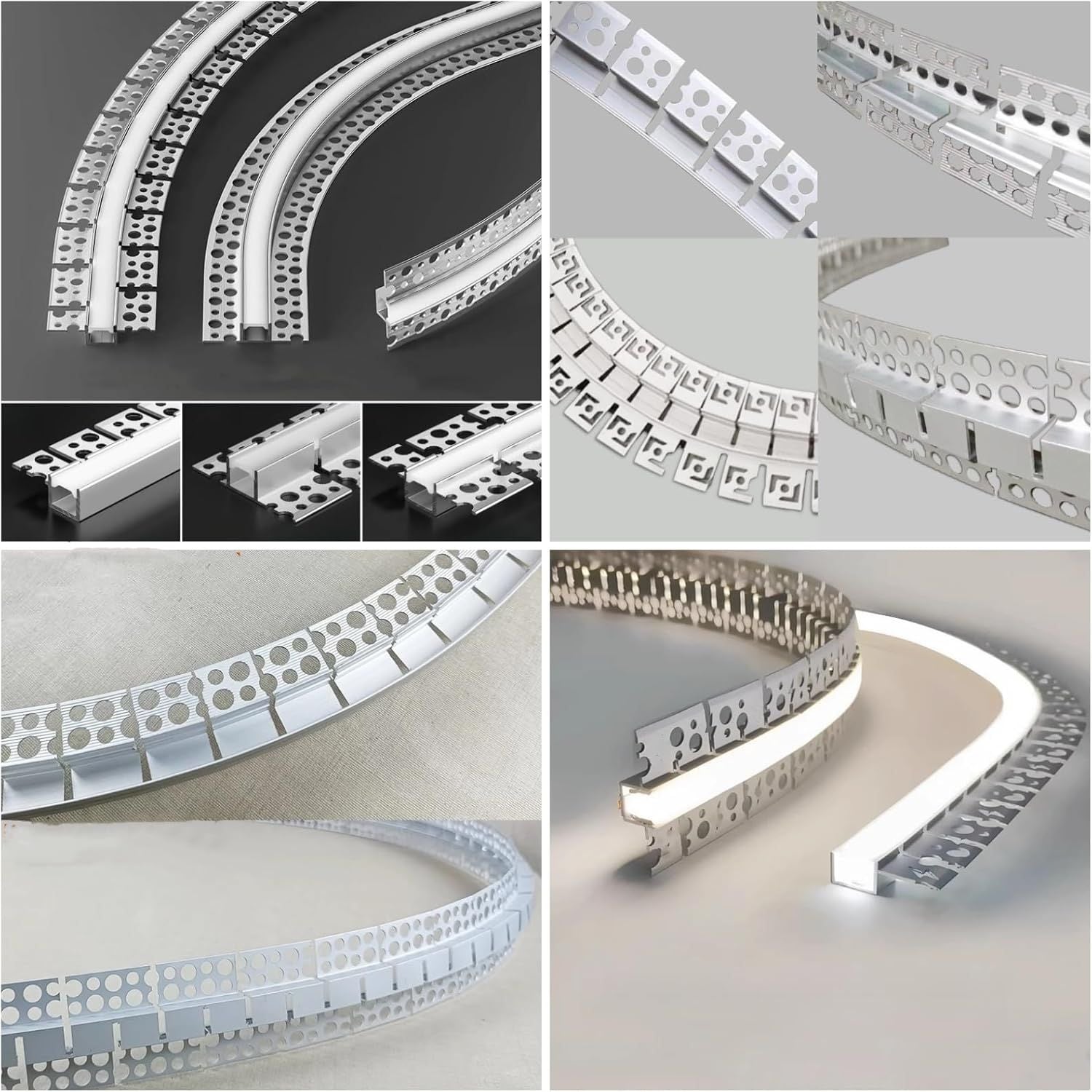 ANKUR FLEXIBLE NEON ALUMINIUM MESH CLAMP FOR NEON STRIP LIGHTS