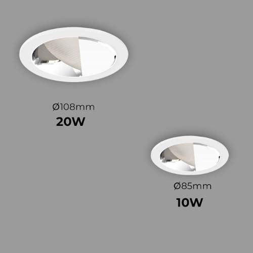 ANKUR ELIAN ROUND LENS BASED RECESSED DOWNLIGHT LED WALL WASHER