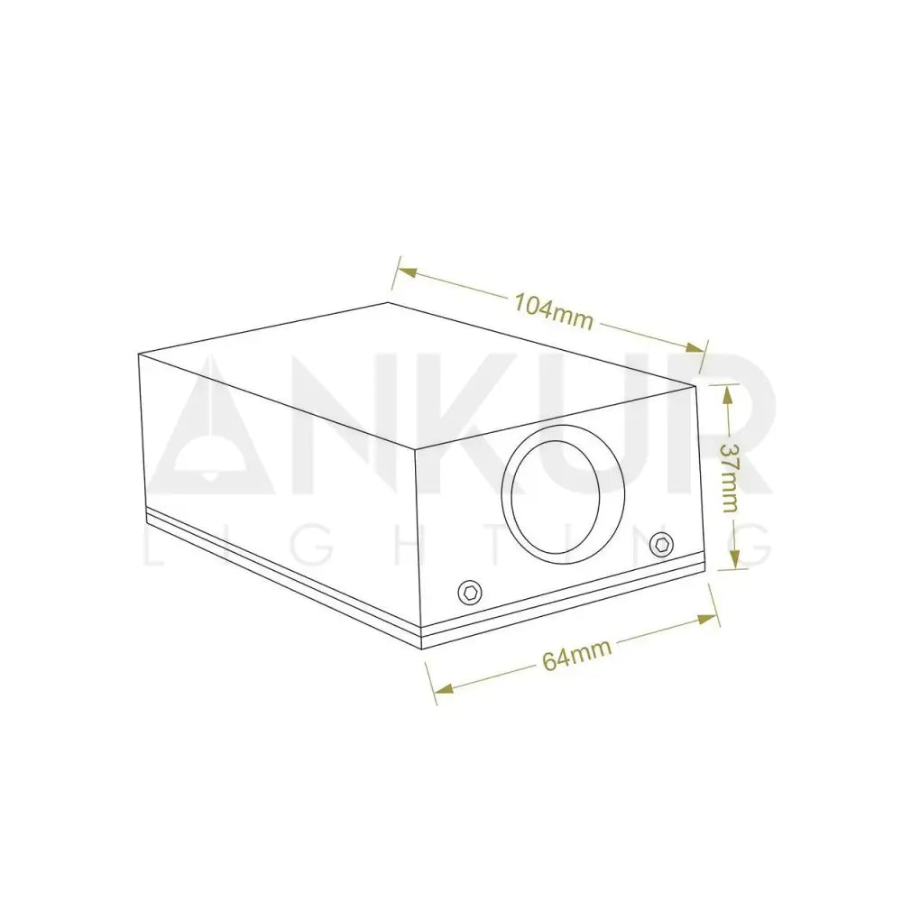 ANKUR 2-WAY UP/DOWN FLAT OUTDOOR WALL LIGHT - Ankur Lighting