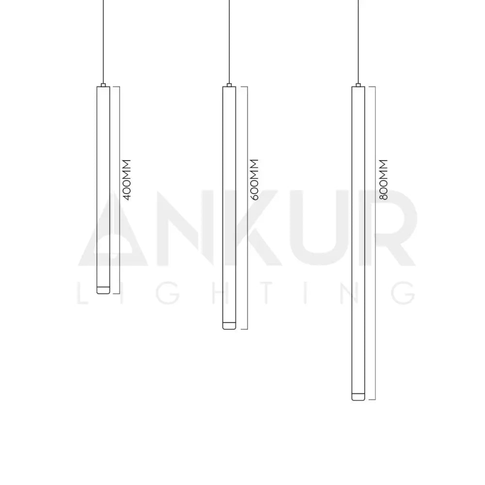 ANKUR A-TUBE NANO LED PENDANT LIGHT - Ankur Lighting