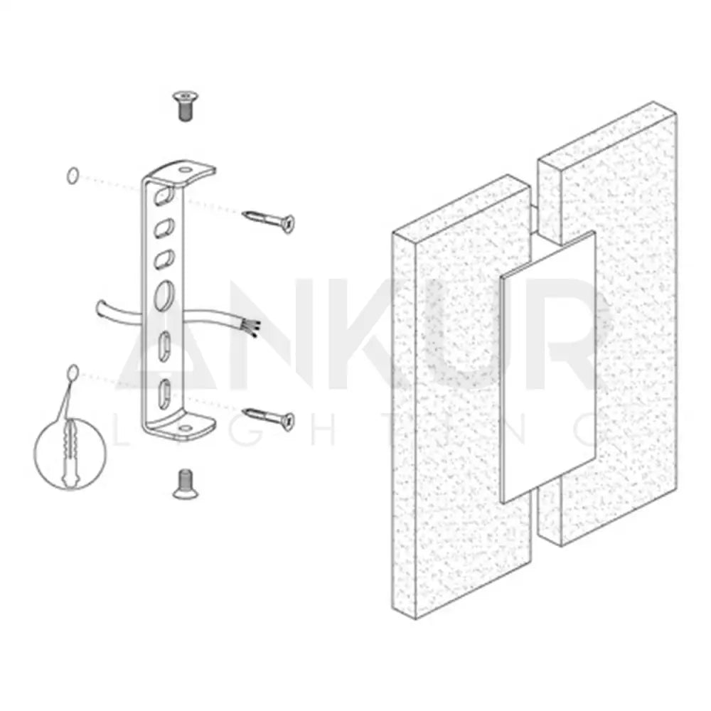 ANKUR ALLWIN LED WALL LIGHT - Ankur Lighting