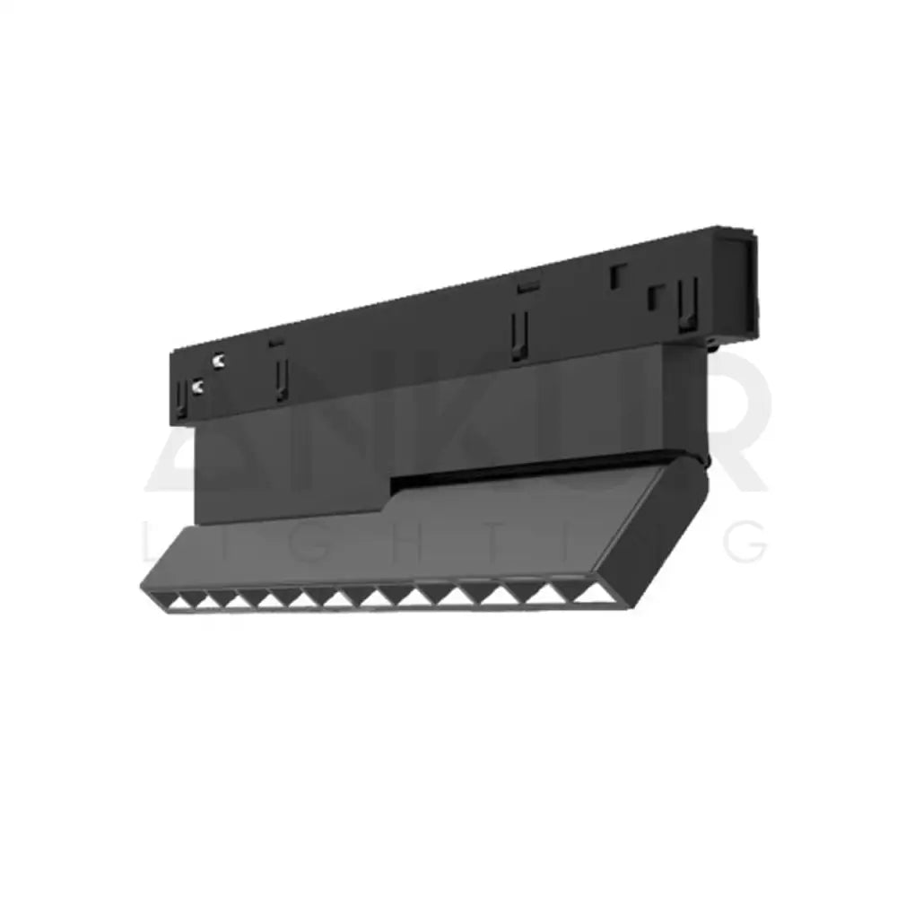 ANKUR AM10 MICROSLIM MAGNETIC LINEAR LASERBLADE ALUMINIUM LED LIGHT ADJUSTABLE 12LP-12W / 3000K / BLACK