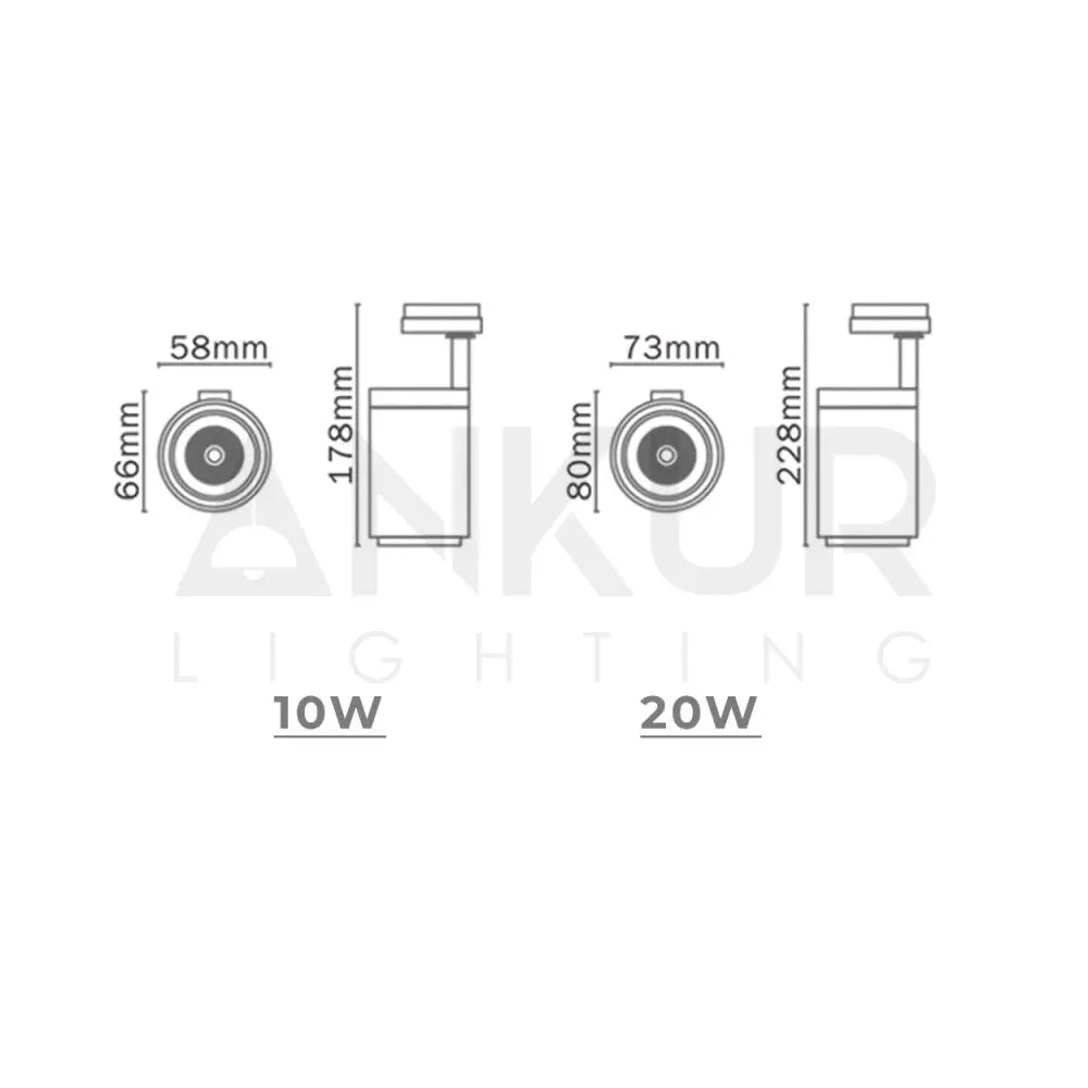 ANKUR MAGNETIC LED TRACK LIGHT MAGLUX COLLECTION - Ankur Lighting