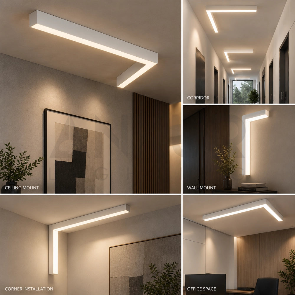 ANKUR 20MM STANDARD MAGNETIC CORNER DIFFUSED MAGNETIC DOWNLIGHT