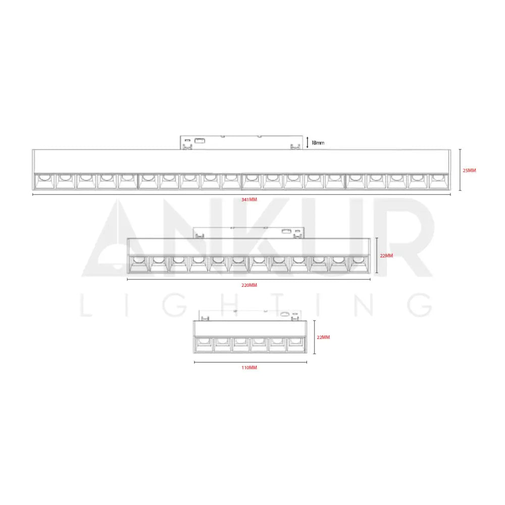 ANKUR AM20 MAGNETIC LINEAR LASERBLADE LED LIGHT