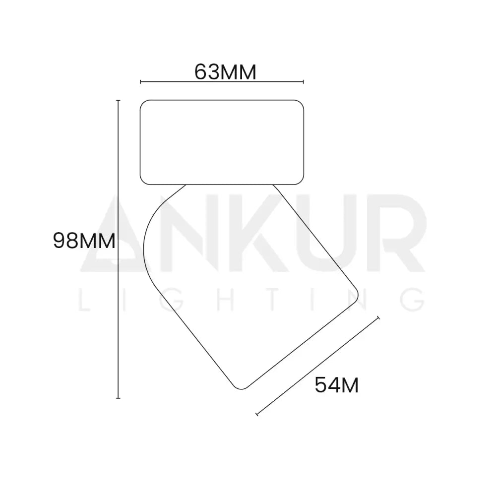 ANKUR AM30 ULTRATHIN MAGNETIC 54MM 7W ROUND ADJUSTABLE LIGHT Pendant Light