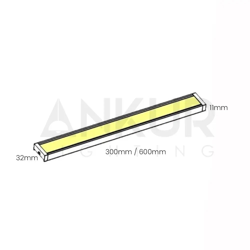 ANKUR AM30 ULTRATHIN MAGNETIC 600MM 24W LINEAR DIFFUSED LIGHT
