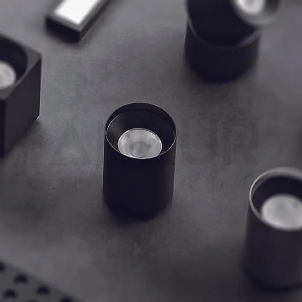 ANKUR AM30 ULTRATHIN MAGNETIC 7W CYLINDER ROUND LIGHT TUYA / Black / 3000K