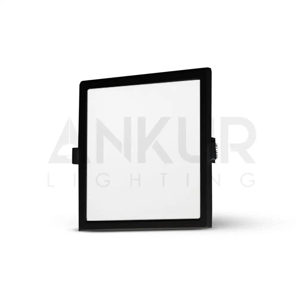 ANKUR ASTRA RECESSED LED PANEL LIGHT SQUARE 22W / 3000K / BLACK Panel Light