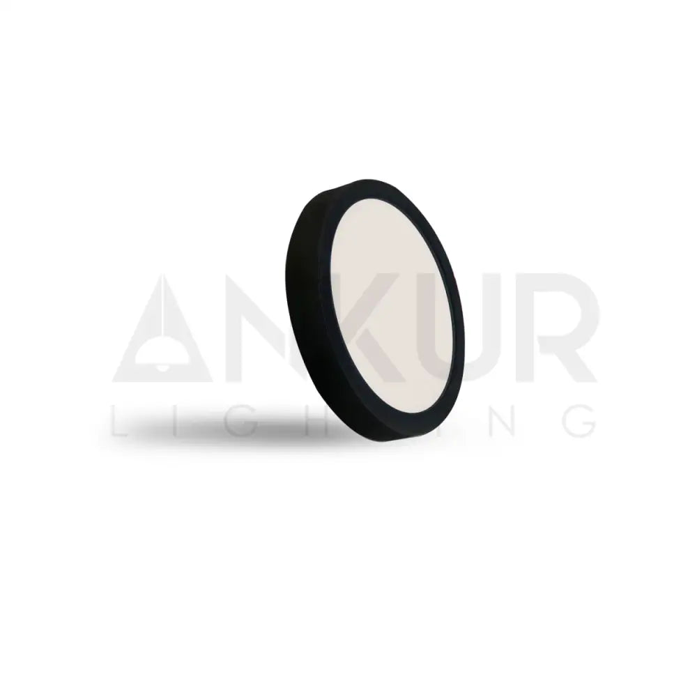 ANKUR ASTRA SURFACE LED PANEL LIGHT ROUND 15W / 3000K / BLACK Panel Light