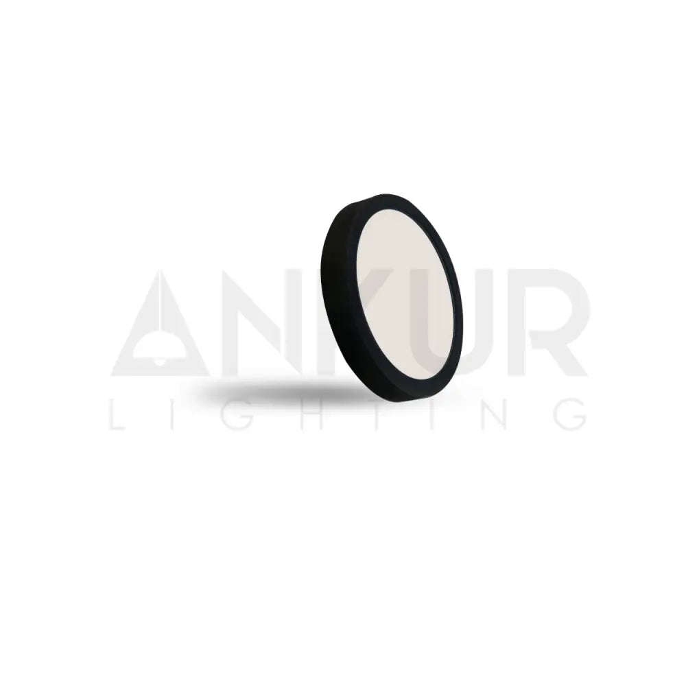 ANKUR ASTRA SURFACE LED PANEL LIGHT ROUND 8W / 3000K / BLACK Panel Light