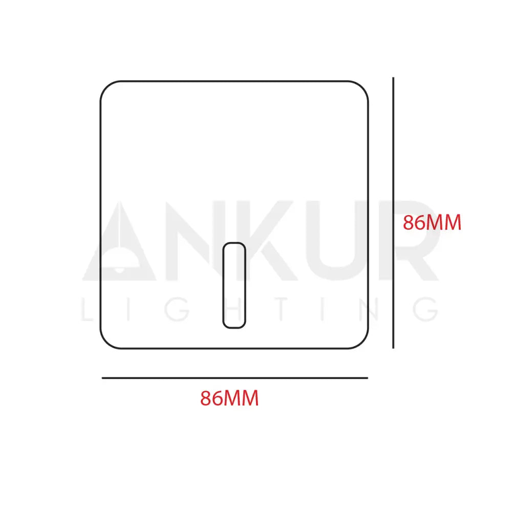 ANKUR AUREX SQUARE STAIR AND CORRIDOR LED RECESSED LIGHT