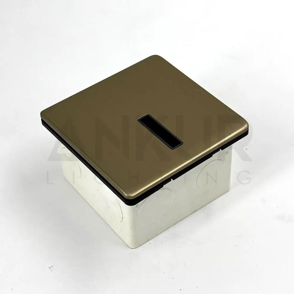 ANKUR AUREX SQUARE STAIR AND CORRIDOR LED RECESSED LIGHT Gold