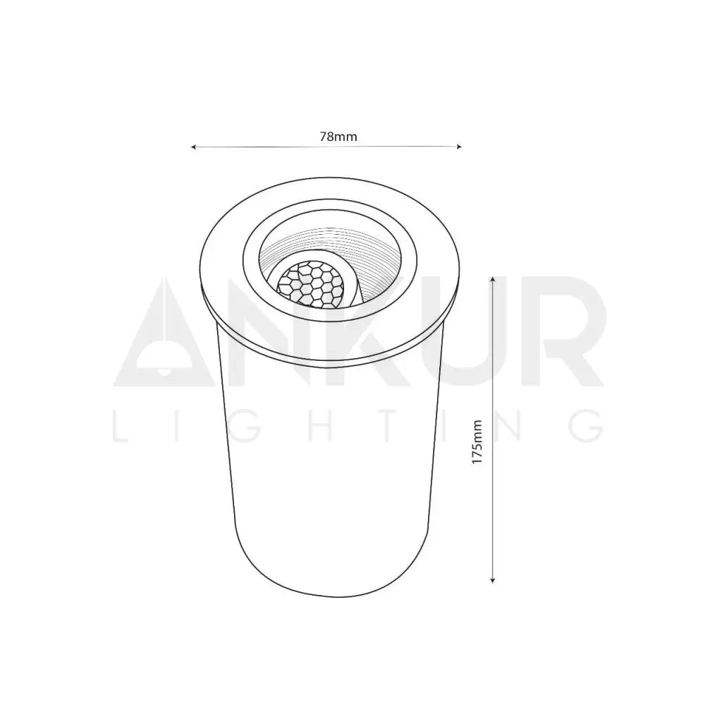 ANKUR BALINO OUTDOOR GROUND BURIAL RECESSED LED PATH LIGHT - Ankur Lighting