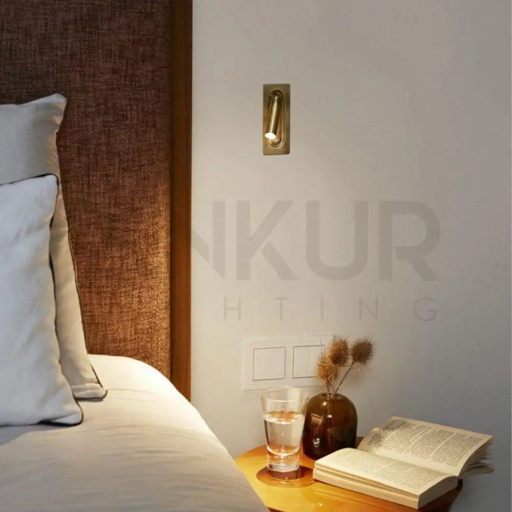 ANKUR BEDSIDE PULL-OUT LED WALL LIGHT - Ankur Lighting