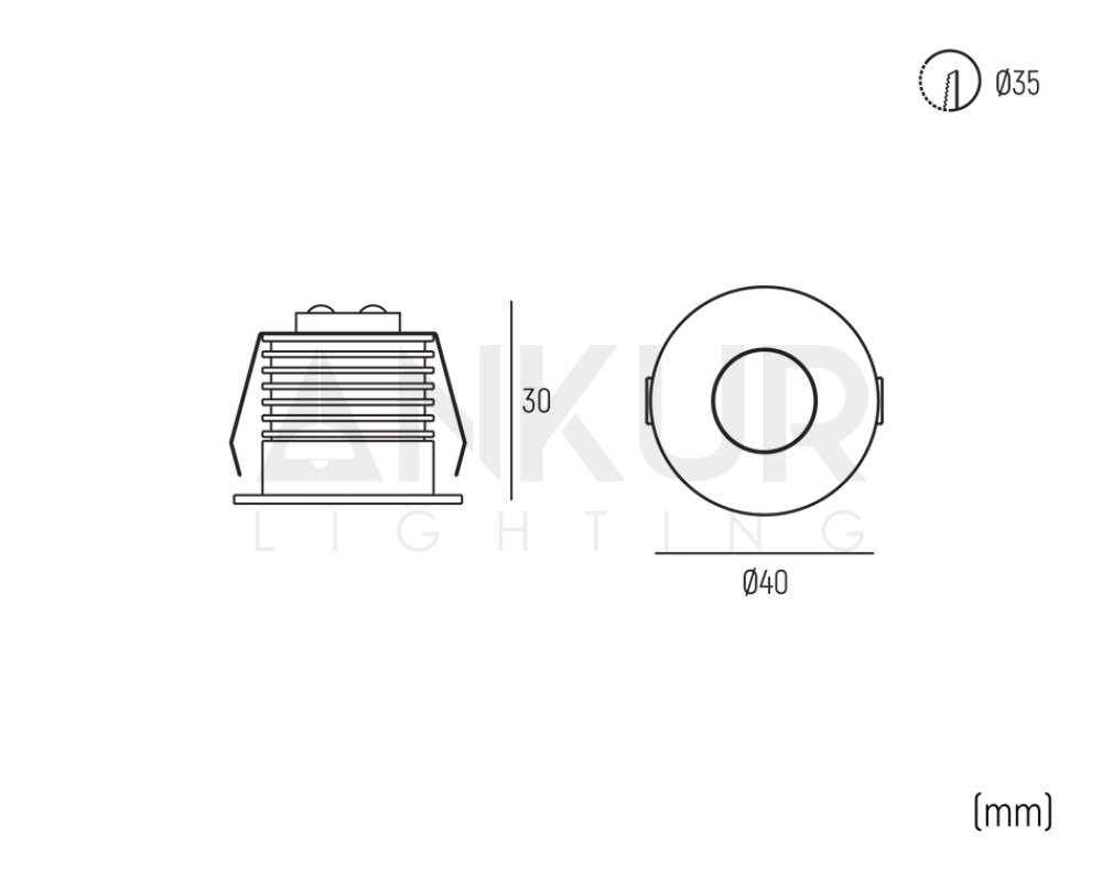 ANKUR BEEP LED NICHE LIGHT Downlight