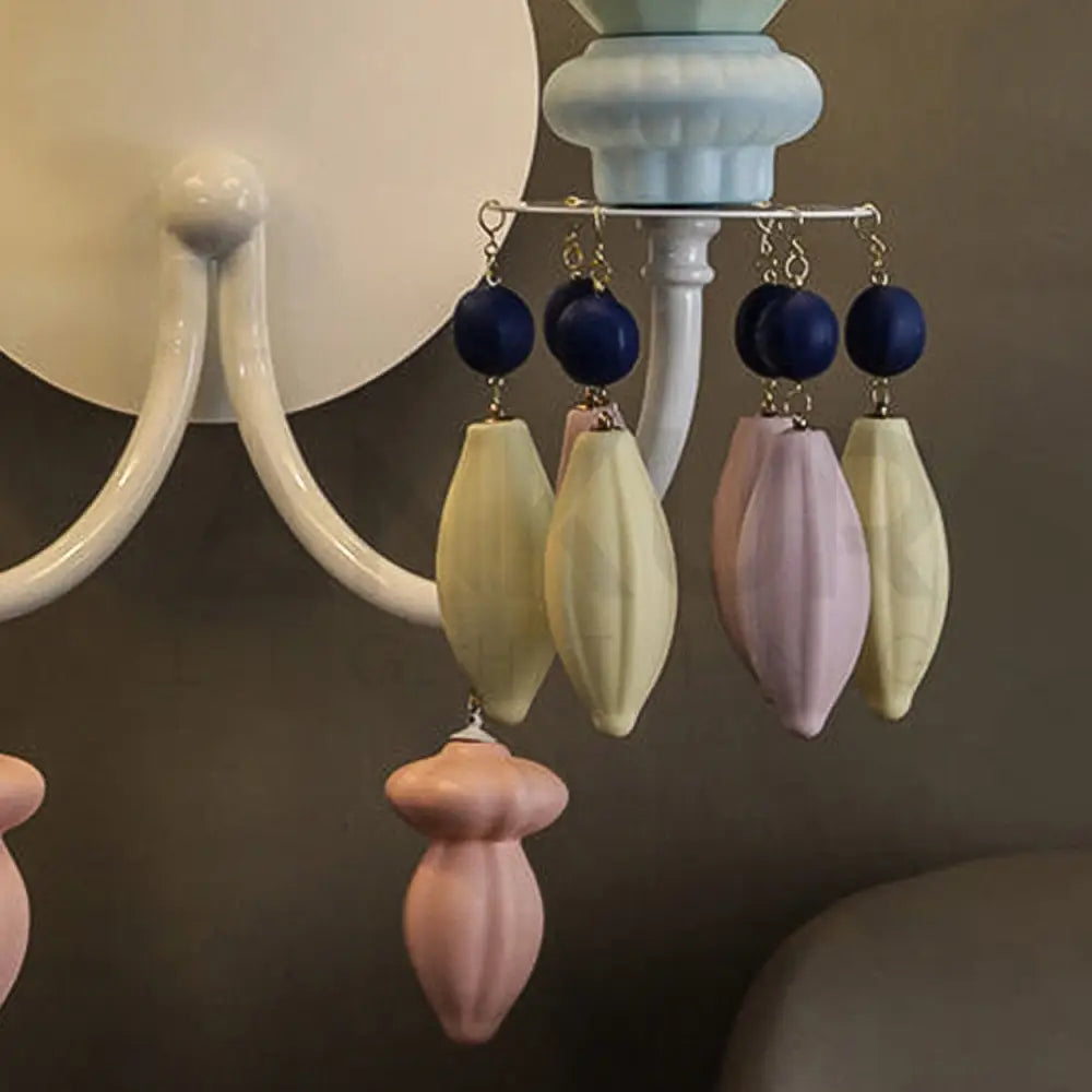 ANKUR BELLE LUXURY MULTICOLOUR HANDMADE CERAMIC WALL LIGHT Wall Light