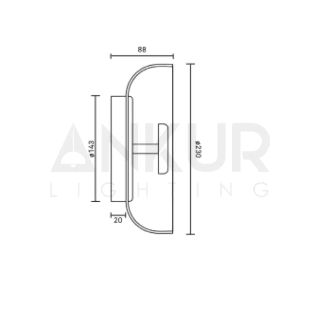 ANKUR BIOSSI DESIGNER LED WALL LIGHT Wall Light