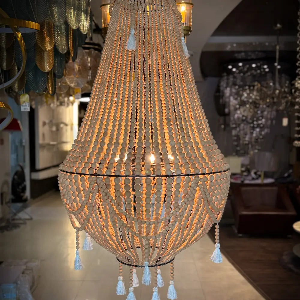 ANKUR BOHEMIAN BEADED CHANDELIER