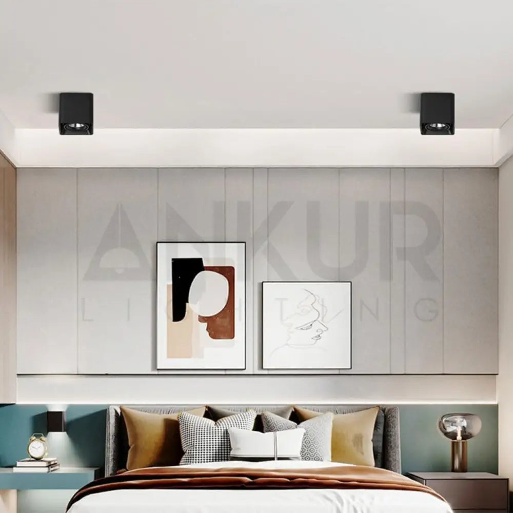 ANKUR BRIC SURFACE CEILING ADJUSTABLE LED LIGHT ANTIGLARE OPTION FOR LIVING ROOMS CORRIDORS AISLES Downlight