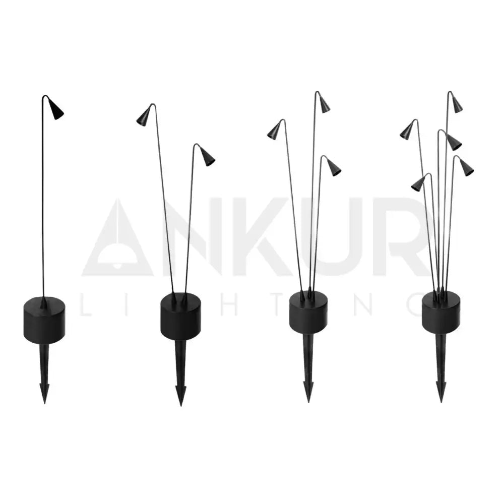 ANKUR BRISA ADJUSTABLE SLIM OUTDOOR LED BOLLARD LIGHT - Ankur Lighting