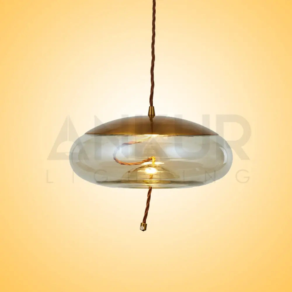 ANKUR BROKIS KNOT DISCO GLASS LED PENDANT LIGHT - Ankur Lighting