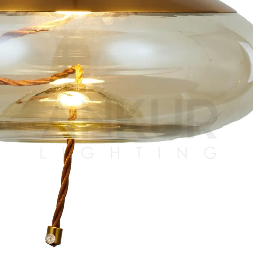 ANKUR BROKIS KNOT DISCO GLASS LED PENDANT LIGHT - Ankur Lighting