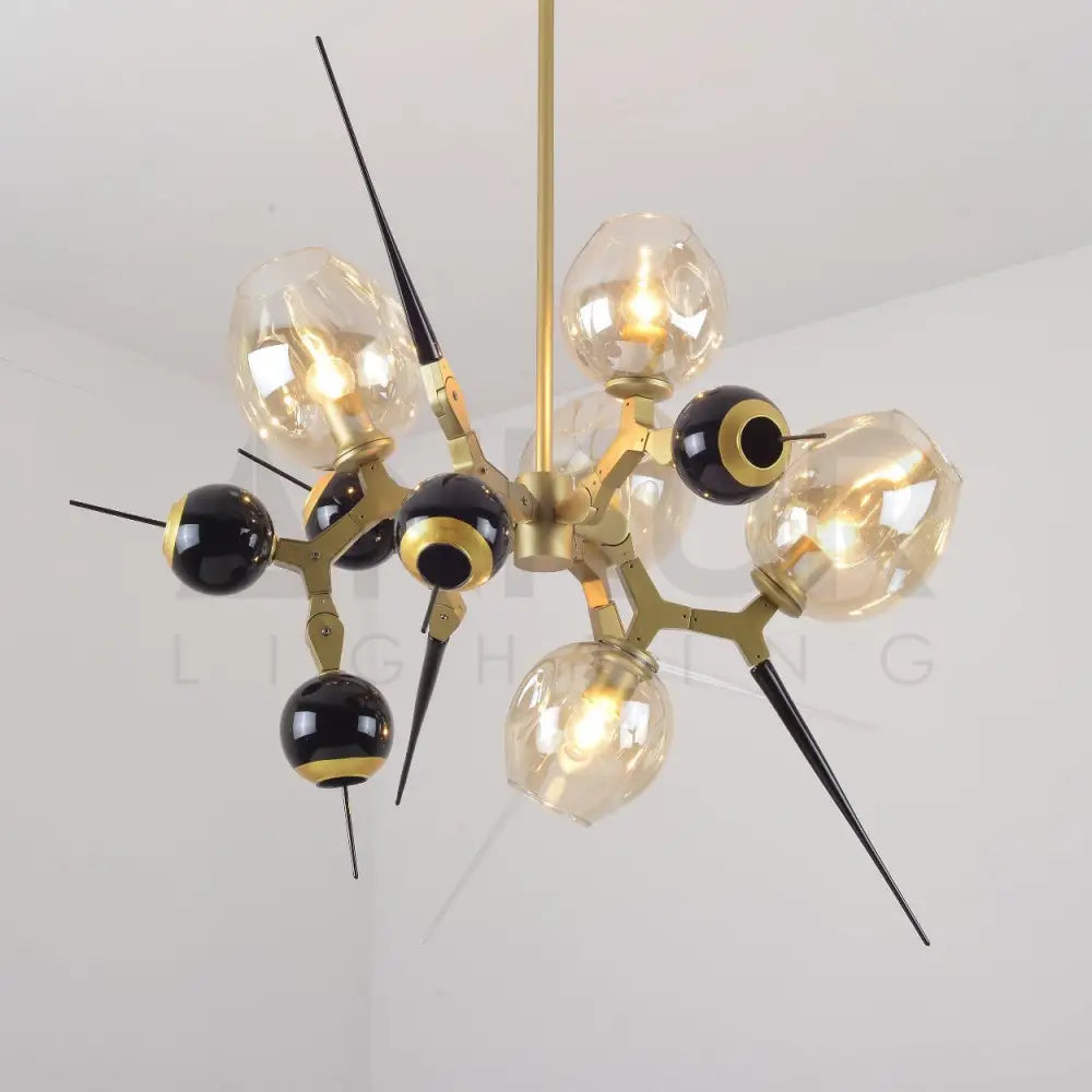 ANKUR BURST 5 LIGHT MODERN CONTEMPORARY CHANDELIER - Ankur Lighting