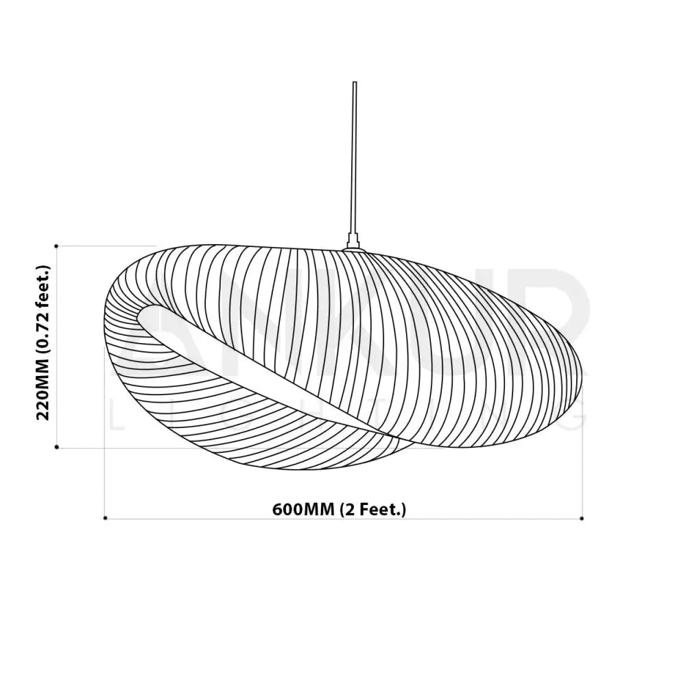 ANKUR CANE HAT BAMBOO PENDANT LIGHT - Ankur Lighting