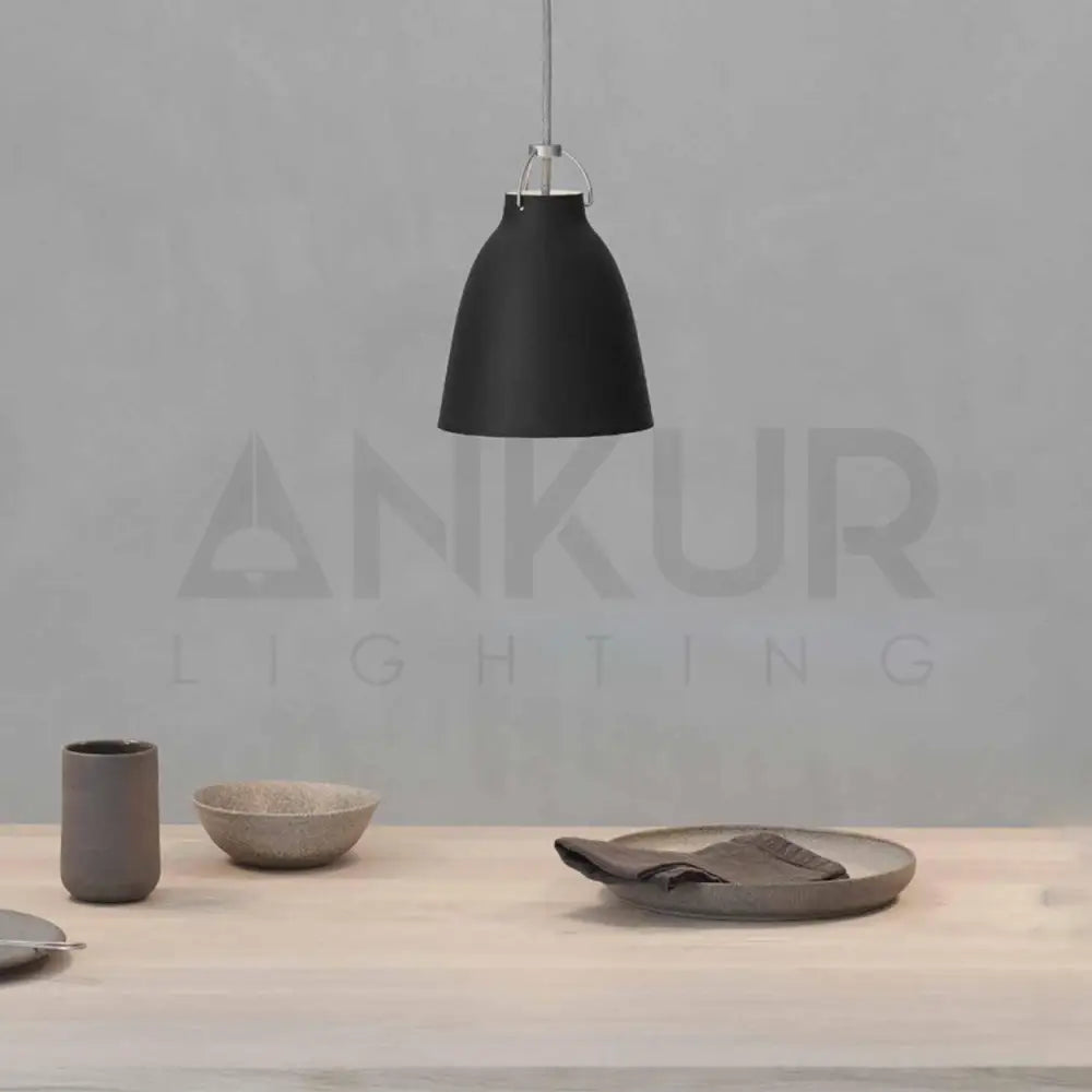 ANKUR CARAVAGGIO ALUMINIUM DEEP DOME HANGING LIGHT - Ankur Lighting