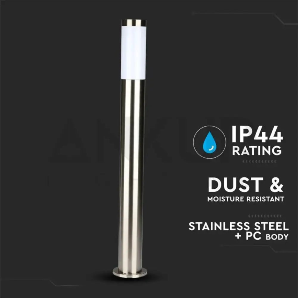 ANKUR CILINDRO CHROME OUTDOOR BOLLARD LIGHT Outdoor Light