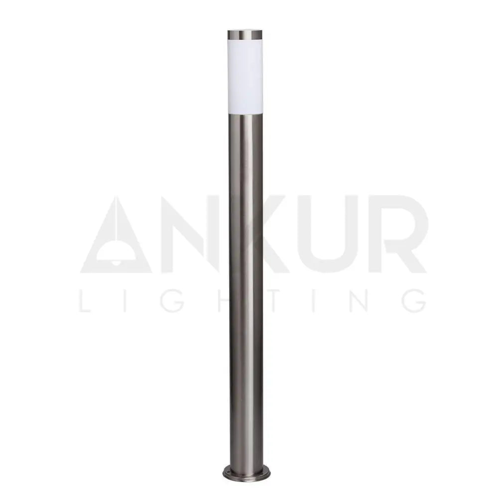 ANKUR CILINDRO CHROME OUTDOOR BOLLARD LIGHT Outdoor Light