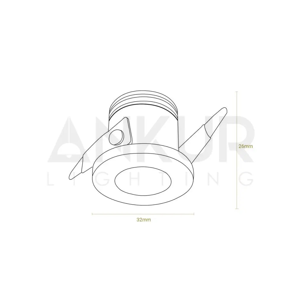 ANKUR COMO ROUND RECESSED DOWNLIGHT - Ankur Lighting