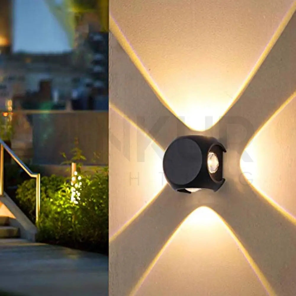 ANKUR COMPATTA CUBO OUTDOOR LED WALL LIGHT - Ankur Lighting