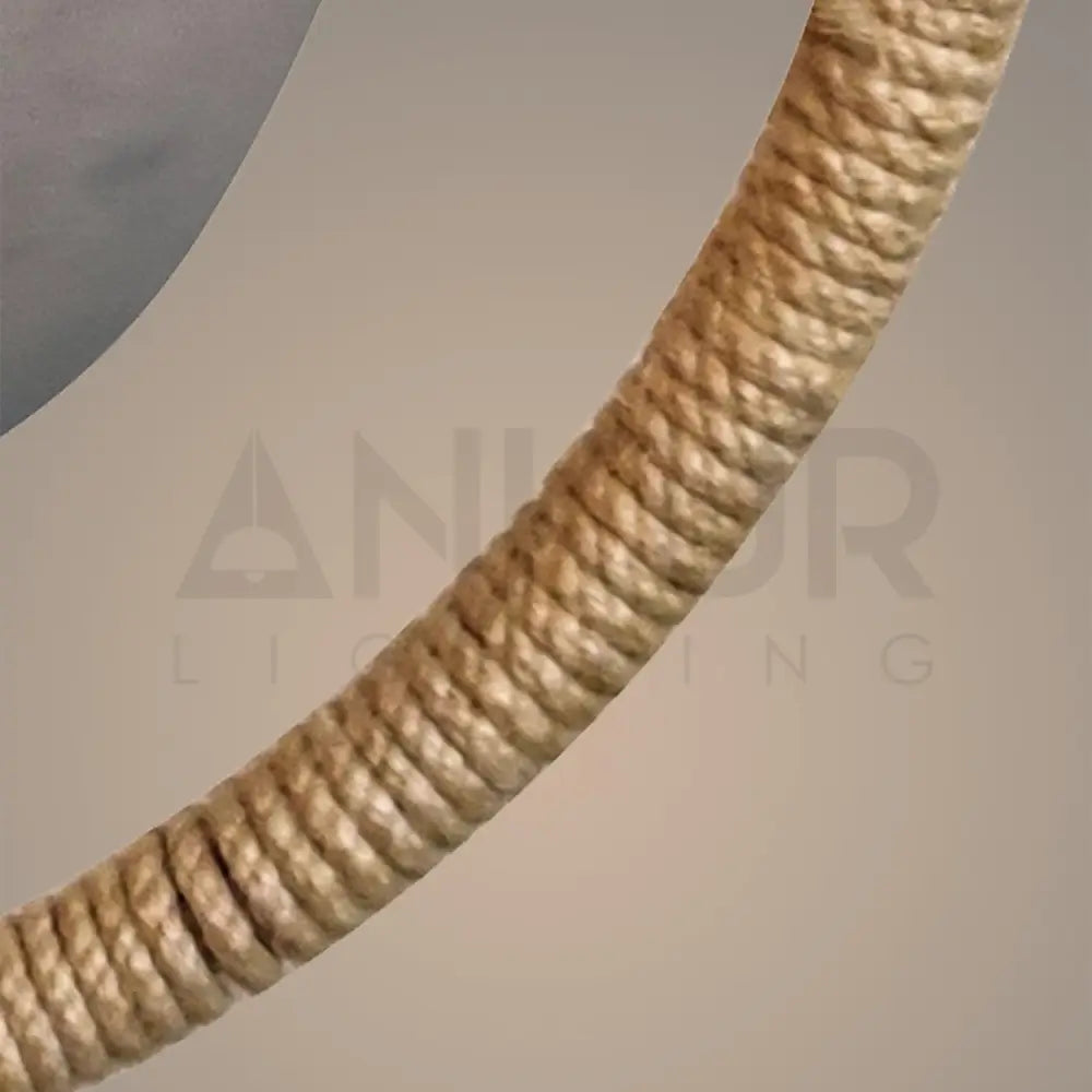 ANKUR CONCRETE BALL ROPE PENDANT LIGHT - Ankur Lighting