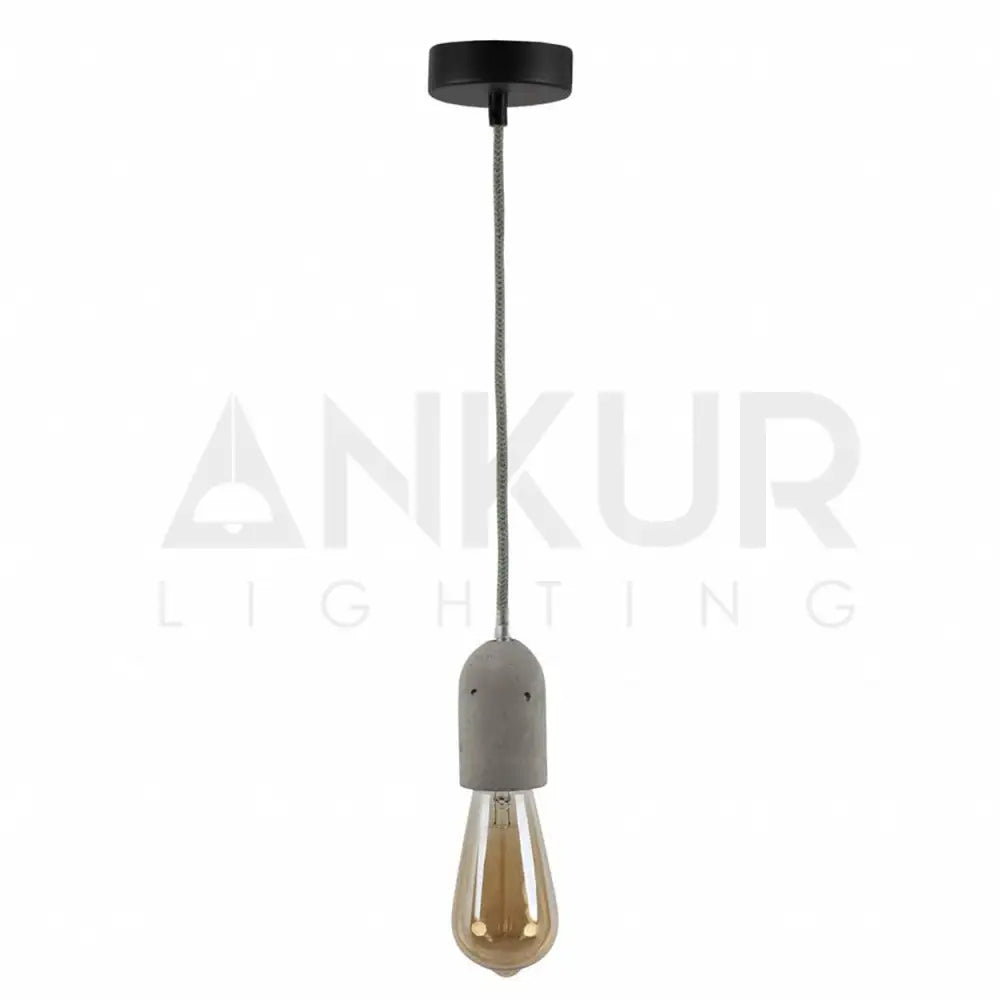ANKUR CONCRETE LAMP HOLDER PENDANT LIGHT - Ankur Lighting