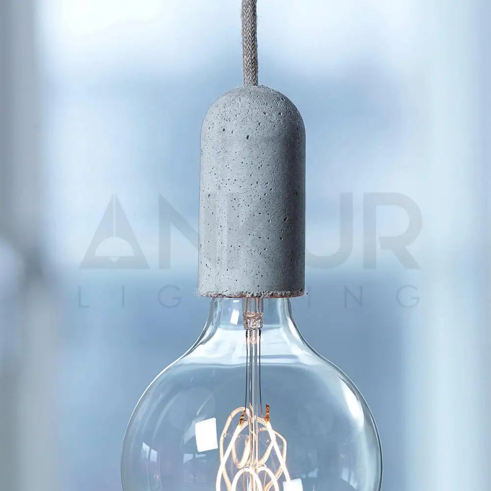 ANKUR CONCRETE LAMP HOLDER PENDANT LIGHT - Ankur Lighting