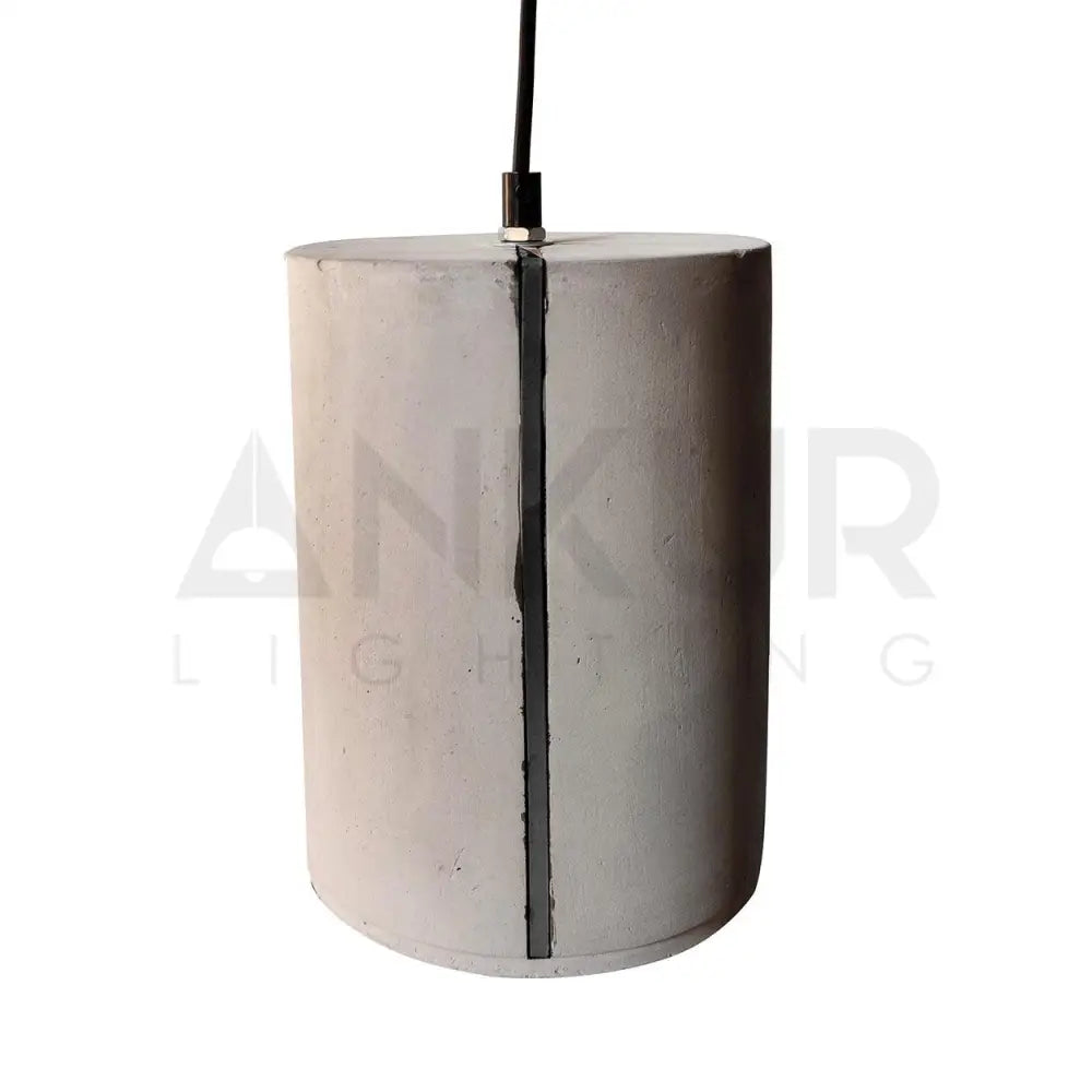 ANKUR CONCRETE CYLINDRICAL HANGING LIGHT - Ankur Lighting