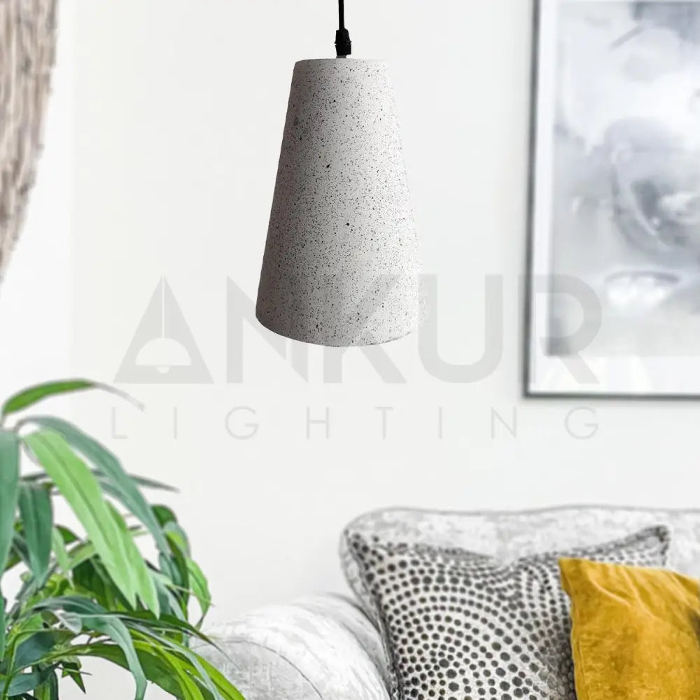 ANKUR CONE CONCRETE HANGING - Ankur Lighting