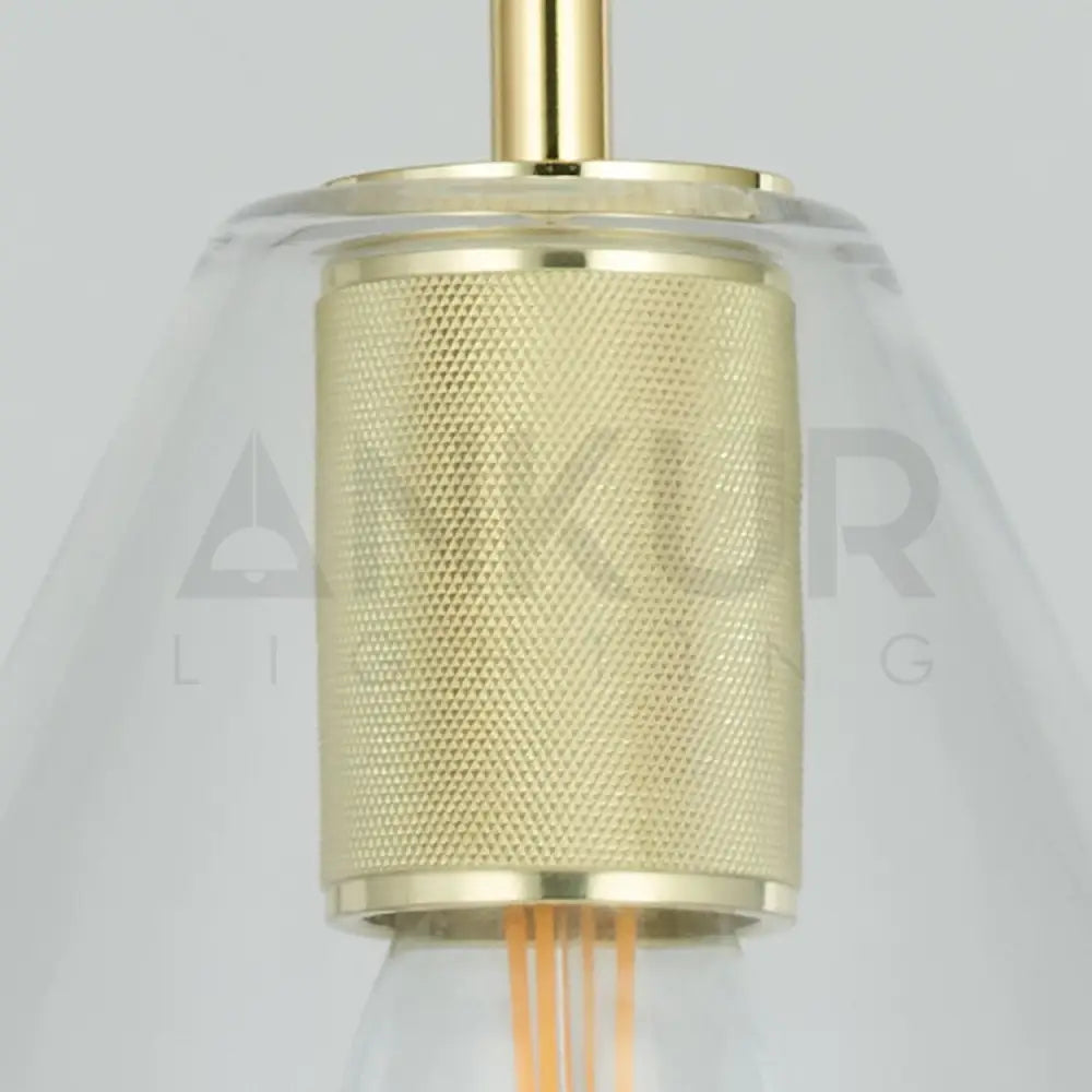 ANKUR CONE GLASS PENDANT - Ankur Lighting