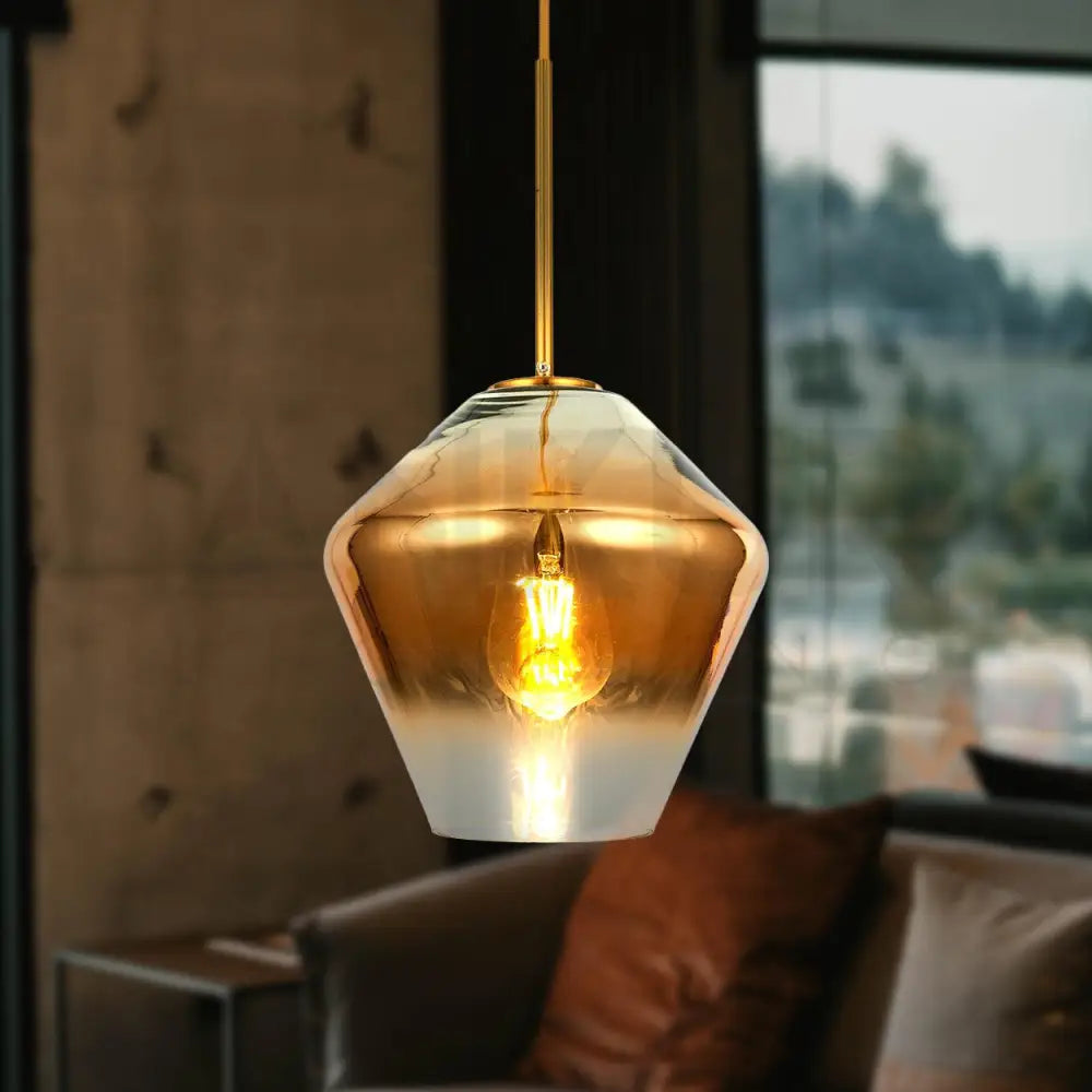 ANKUR CORA GOLDEN GRADIENT TYPE B HANGING LIGHT - Ankur Lighting