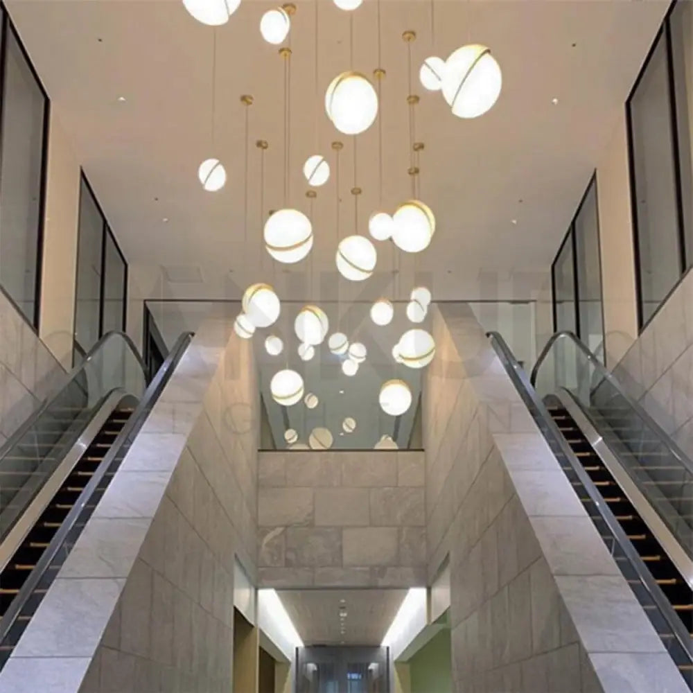 ANKUR CRESCENT MODERN GLOBE HANGING LIGHT - Ankur Lighting