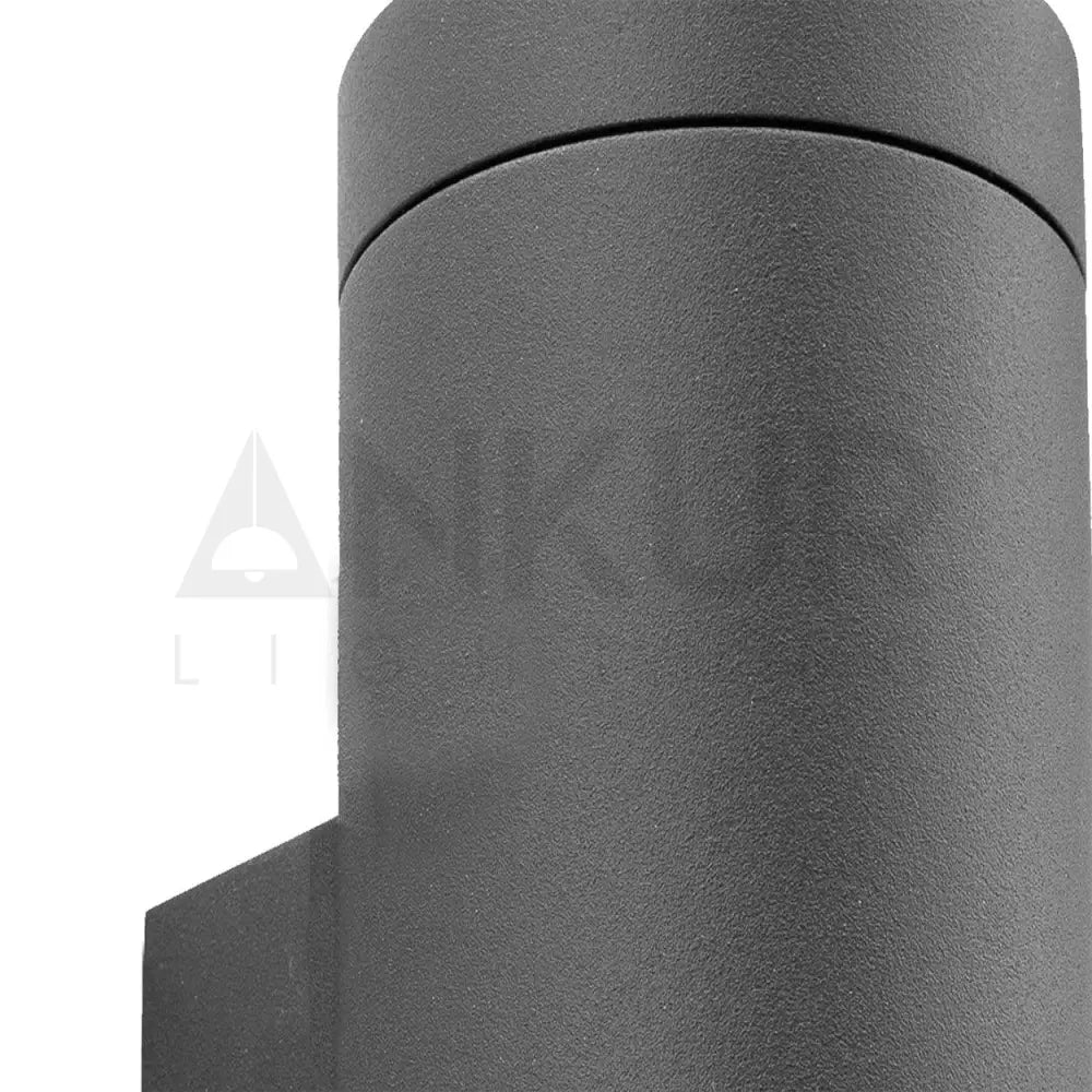 ANKUR CYLINDRICAL GU10 BULB OUTDOOR WALL LIGHT