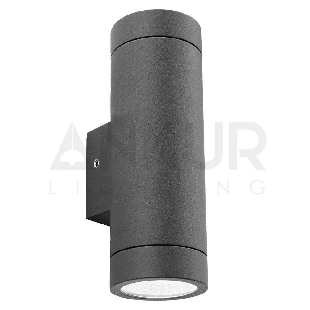 ANKUR CYLINDRICAL GU10 BULB OUTDOOR WALL LIGHT