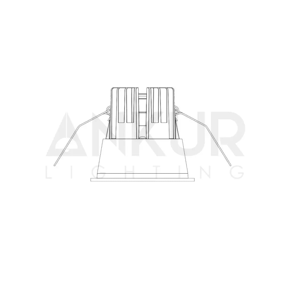 ANKUR DELTA EURO COOL RECESSED LED DOWNLIGHT - Ankur Lighting